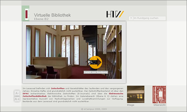 Virtuelle Bibliothek at eCampus